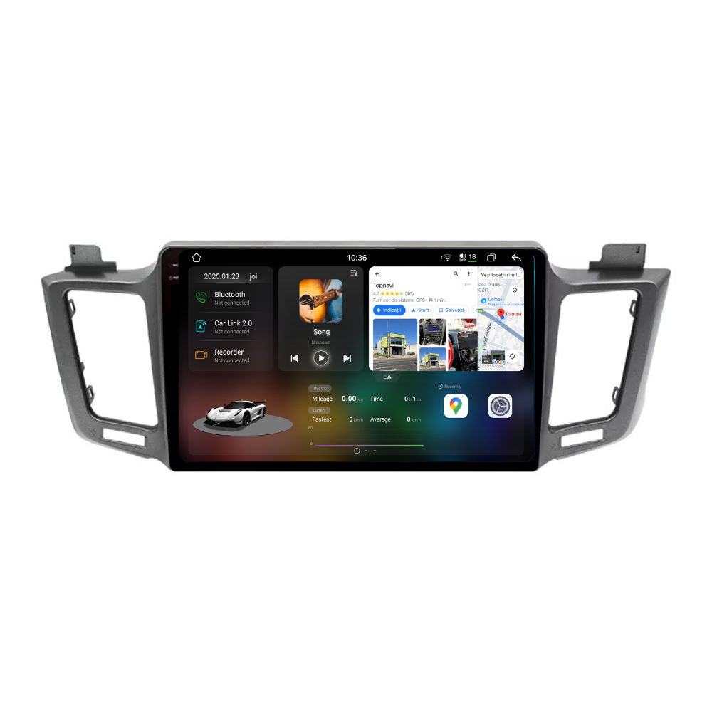 Navigatie Toyota RAV4 (2012-2018), Ecran 10 inch, carplay / youtube