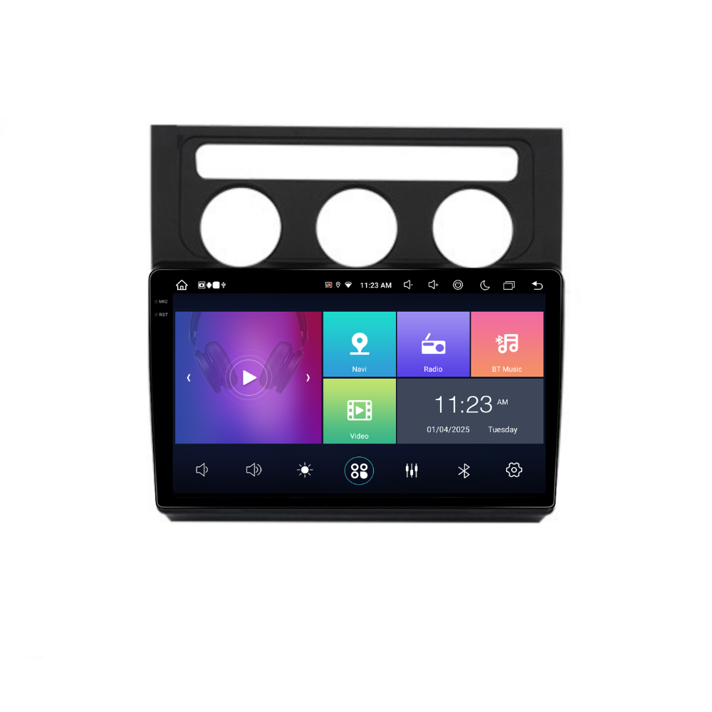Navigatie Volkswagen Touran (2003-2010), Android, Ecran 10", Carplay / Android auto, Clima automata