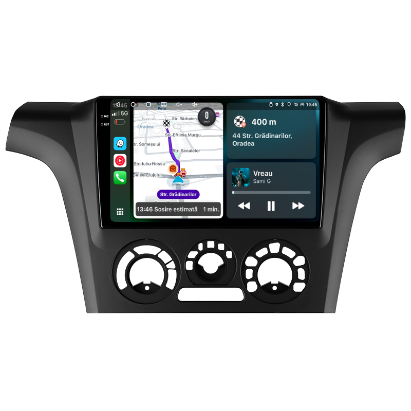 Navigatie Mitsubishi Outlander (2001-2005), Ecran 10 inch, Carplay / Android auto, Youtube, Waze