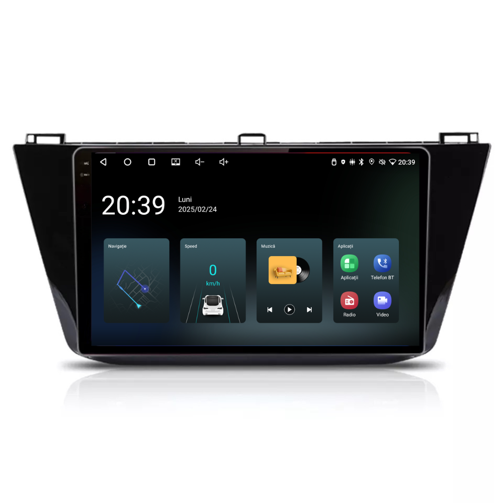 Navigatie Volkswagen Tiguan (2016-2020), Android, Ecran 10", Carplay / Android auto