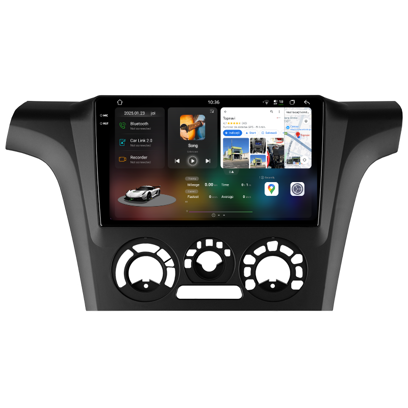Navigatie Mitsubishi Outlander (2001-2005), Ecran 10 inch, Carplay / Android auto, Youtube, Waze