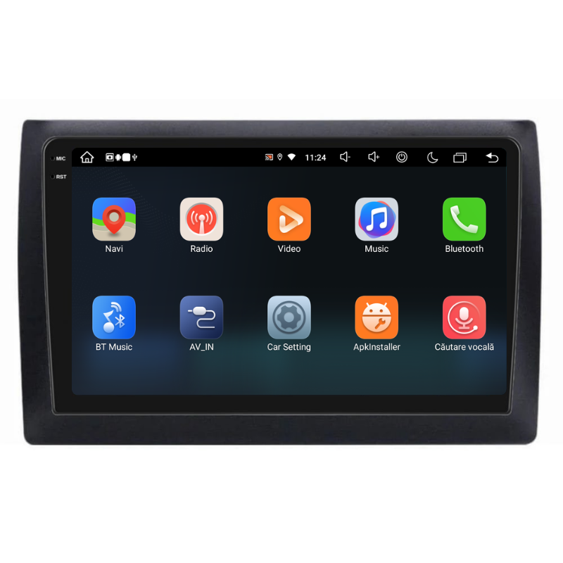 Navigatie Fiat Stilo (2001-2010), Ecran 9 inch, Carplay / Android auto, Youtube, Waze