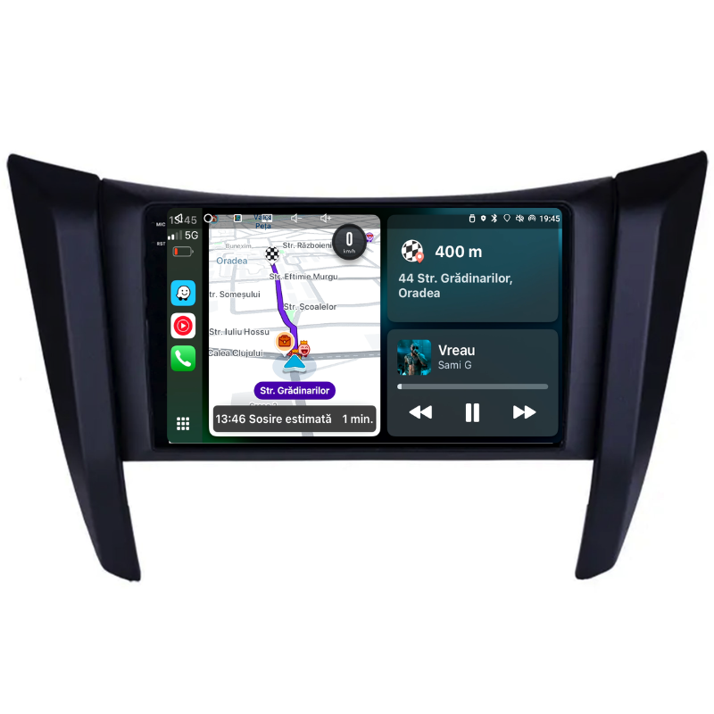 Navigatie Nissan Navara (2015-2022), Ecran 9 inch, Carplay / Android auto, Youtube, Waze