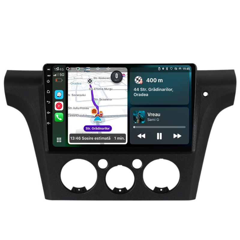 Navigatie Mitsubishi Outlander (2001-2005), Ecran 10 inch, Carplay / Android auto, Youtube, Waze