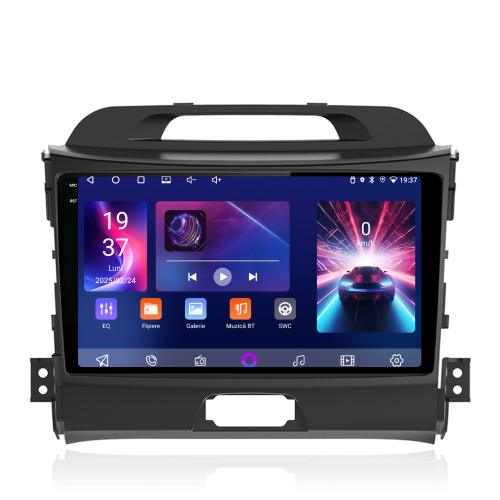 Navigatie Kia Sportage (2010-2016), Ecran 9 inch, Carplay / Android Auto, Youtube, Waze