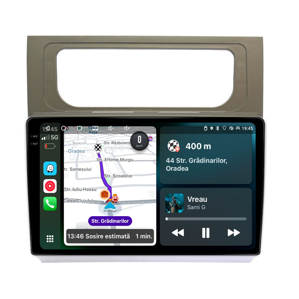 Navigatie Volkswagen Touran (2011-2015), Android, Ecran 10", Carplay / Android auto