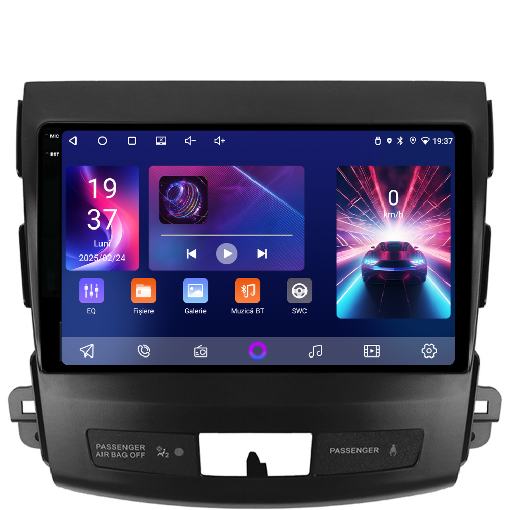 Navigatie Citroen C-Crosser (2007-2012), Ecran 9 inch, Carplay / Android auto, Youtube, Waze