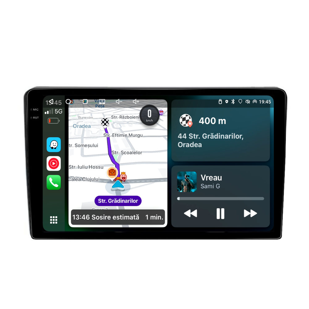 Navigatie Citroen C4 (2019+), Ecran 9 inch, Carplay / Android auto, Youtube, Waze