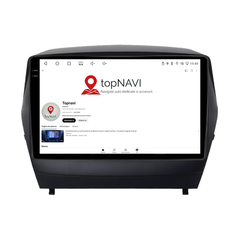 Navigatie Hyundai Tucson (2009-2015), Ecran 10 inch, Carplay Android Auto, Youtube, Waze