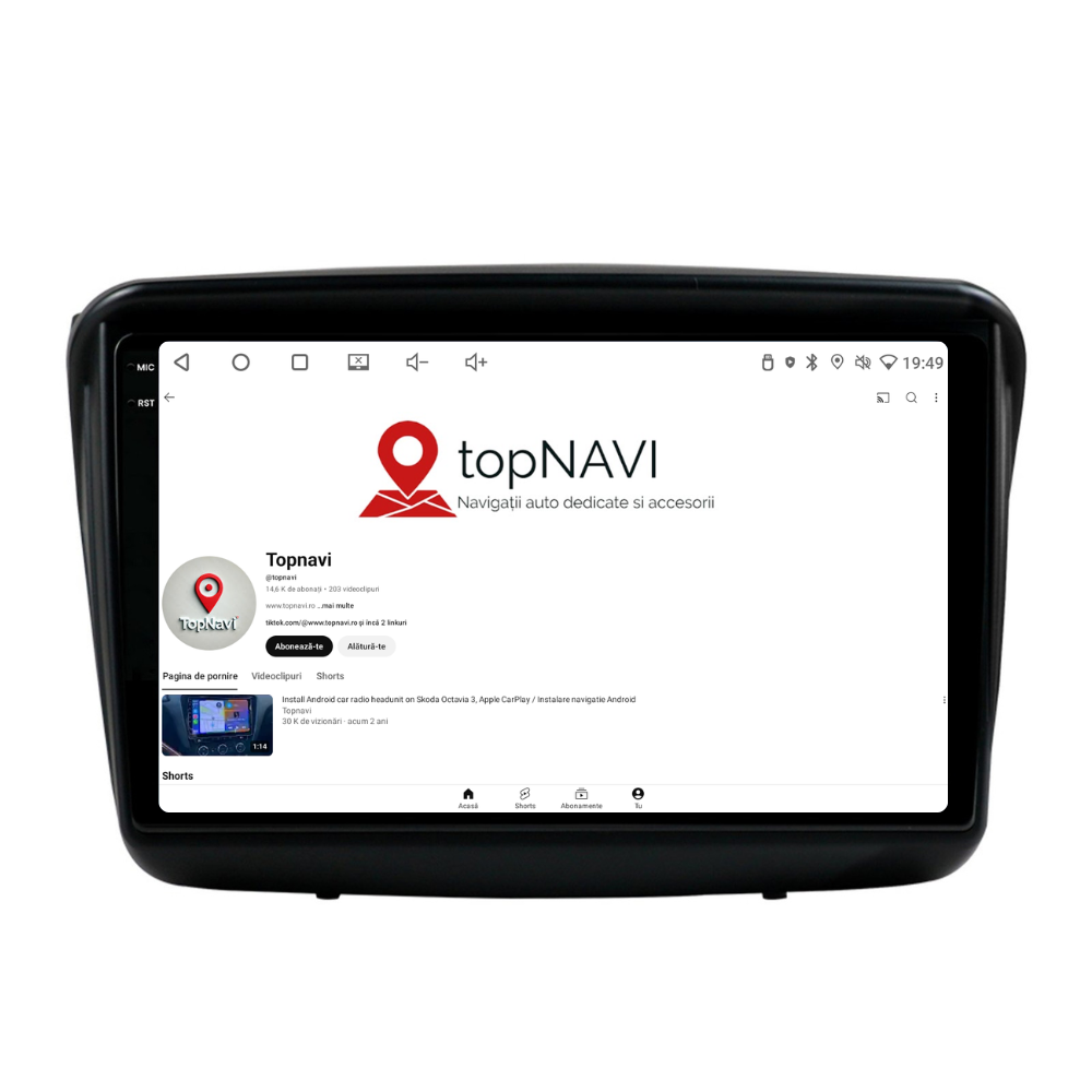 Navigatie Mitsubishi Pajero Sport (2006-2013), Ecran 9 inch, Carplay / Android auto, Youtube, Waze