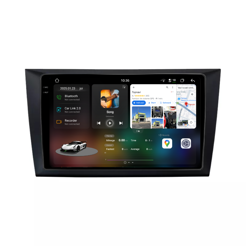 Navigatie Volkswagen Golf 6 (2009-2013), Android, Ecran 9", carplay / android auto