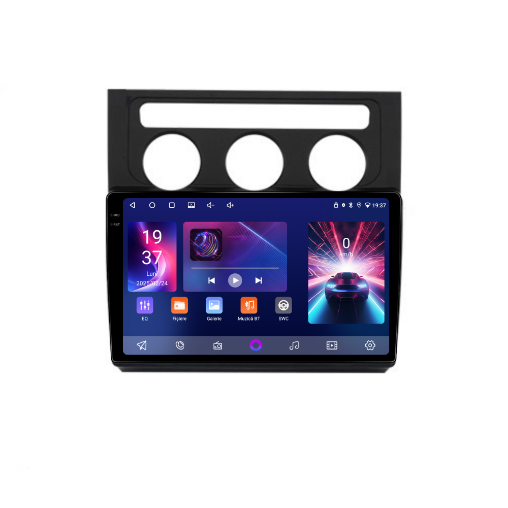 Navigatie Volkswagen Touran (2003-2010), Android, Ecran 10", Carplay / Android auto, Clima automata