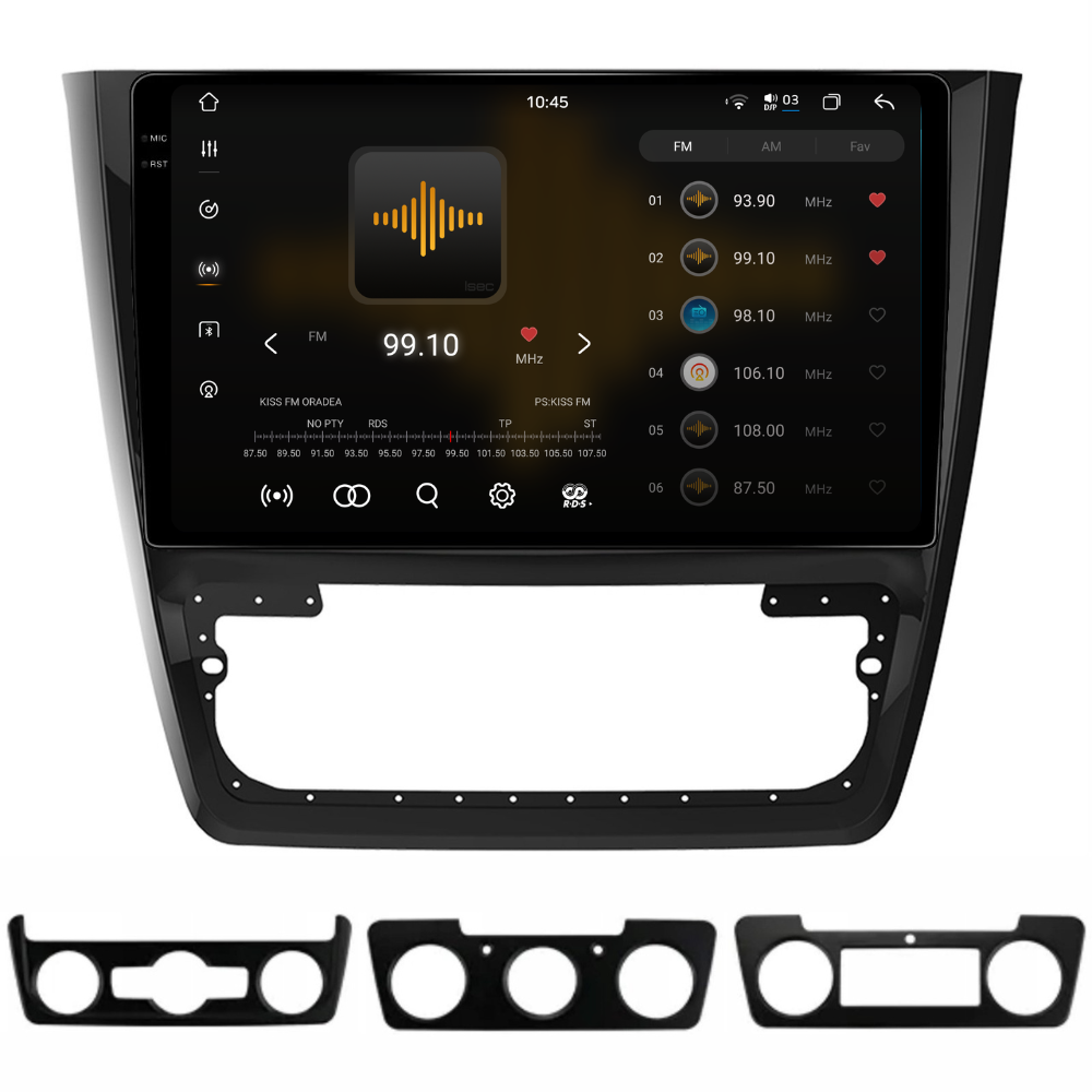 Navigatie Skoda Yeti (2009-2014), Android, Ecran 10", Carplay / Android auto
