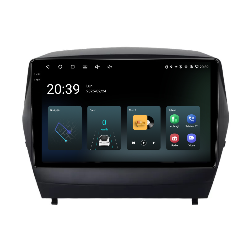 Navigatie Hyundai Tucson (2009-2015), Ecran 10 inch, Carplay Android Auto, Youtube, Waze