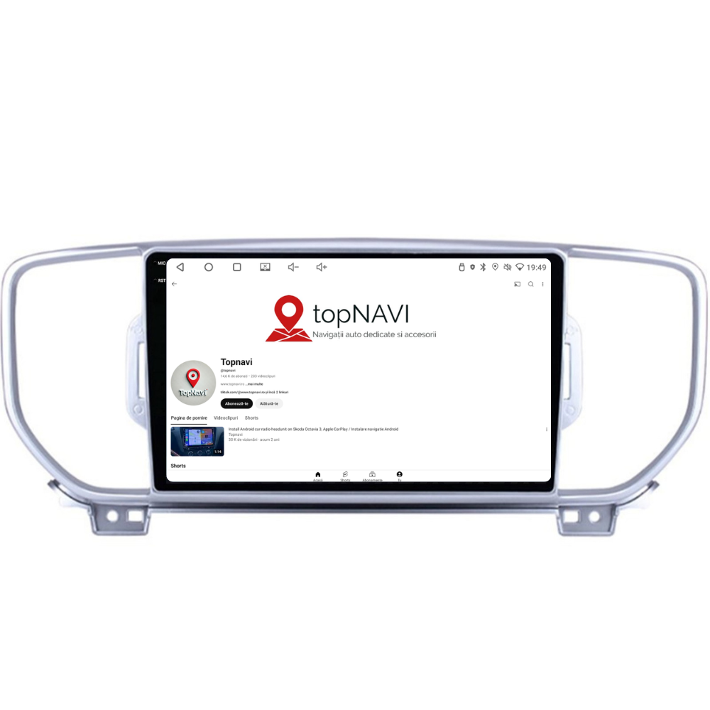 Navigatie Kia Sportage (2016-2021), Ecran 9 inch, Carplay, Android auto / Youtube Waze