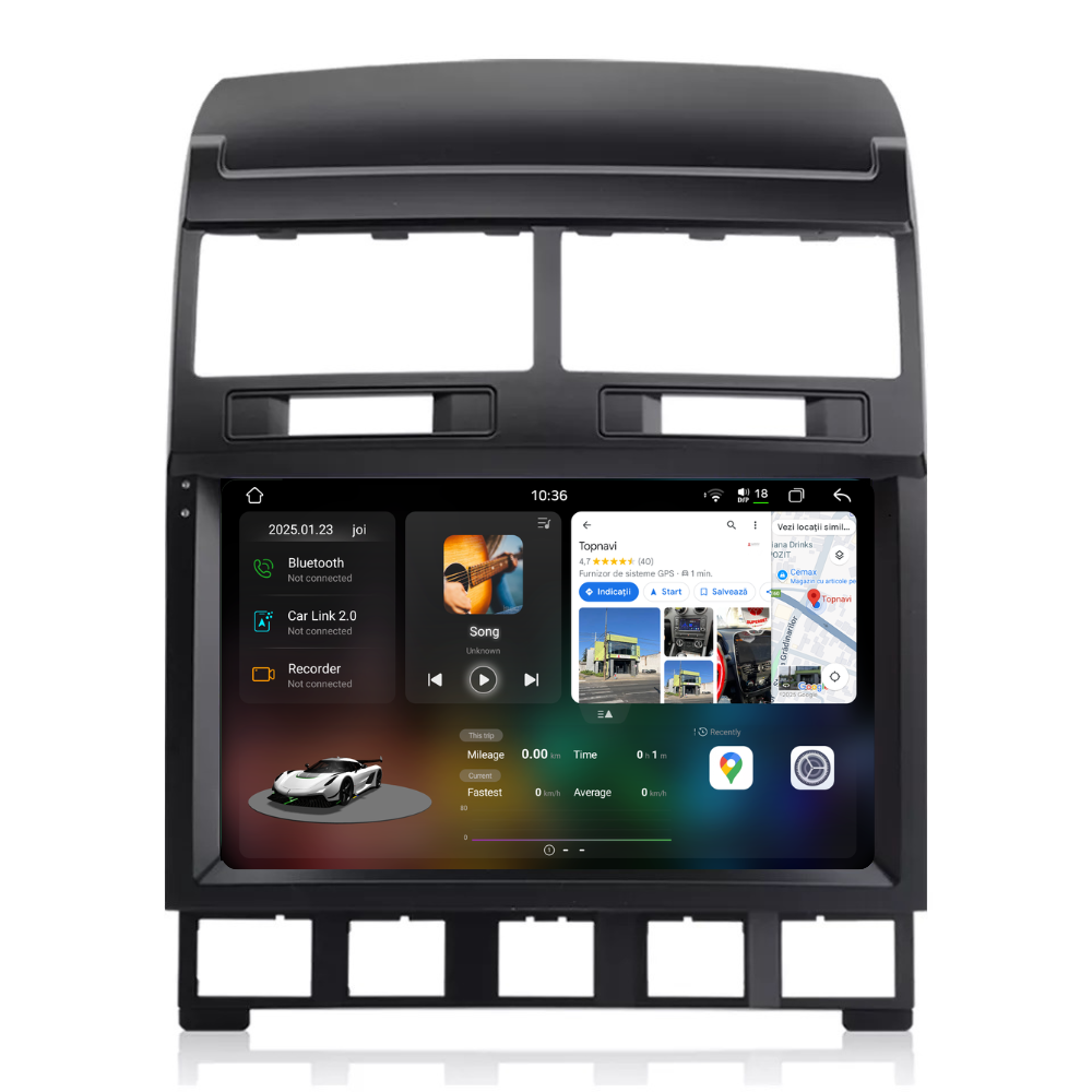 Navigatie Volkswagen Touareg (2002-2010), Android, Ecran 9", Carplay / Android auto