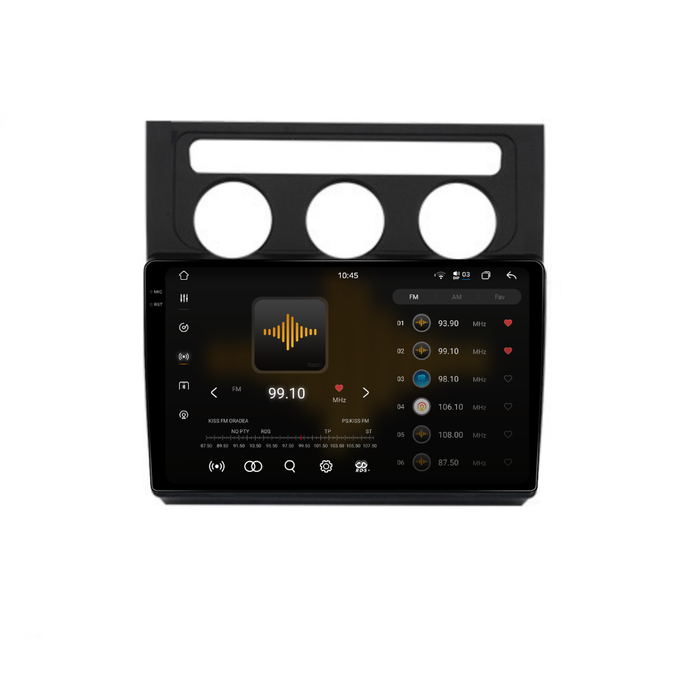 Navigatie Volkswagen Touran (2003-2010), Android, Ecran 10", Carplay / Android auto, Clima automata