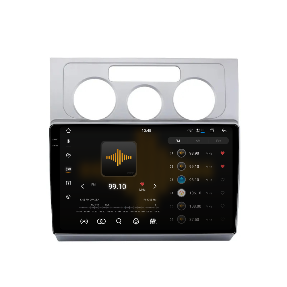 Navigatie Volkswagen Touran (2003-2010), Android, Ecran 10", Carplay / Android auto, Clima AC