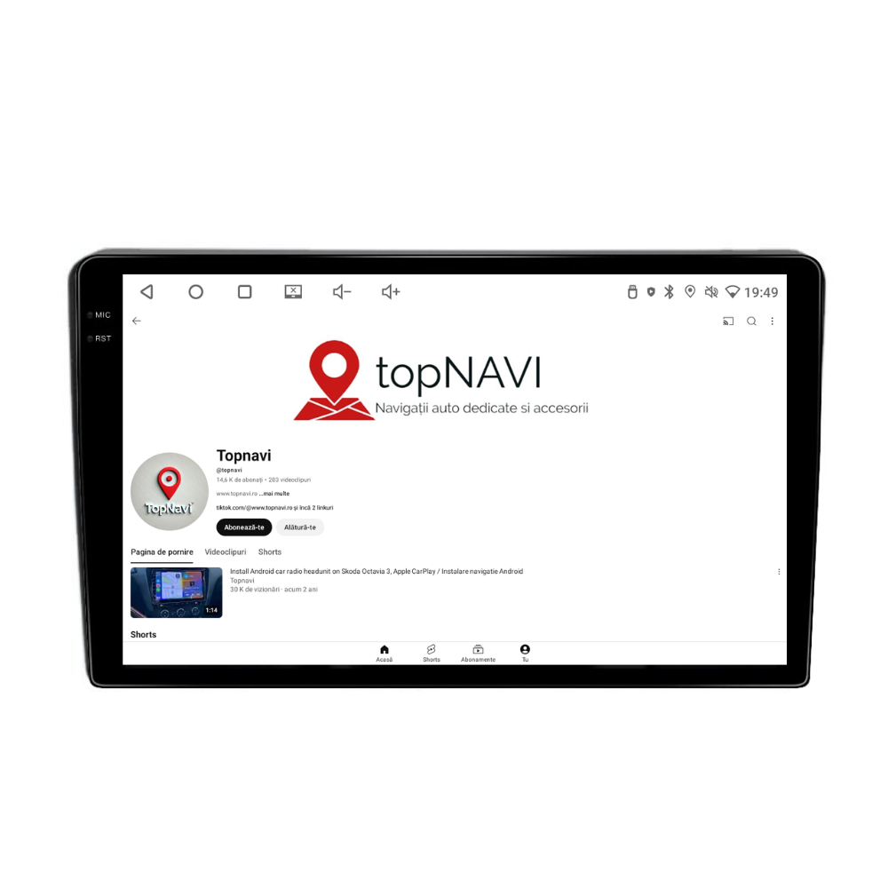 Navigatie Citroen C4 (2019+), Ecran 9 inch, Carplay / Android auto, Youtube, Waze