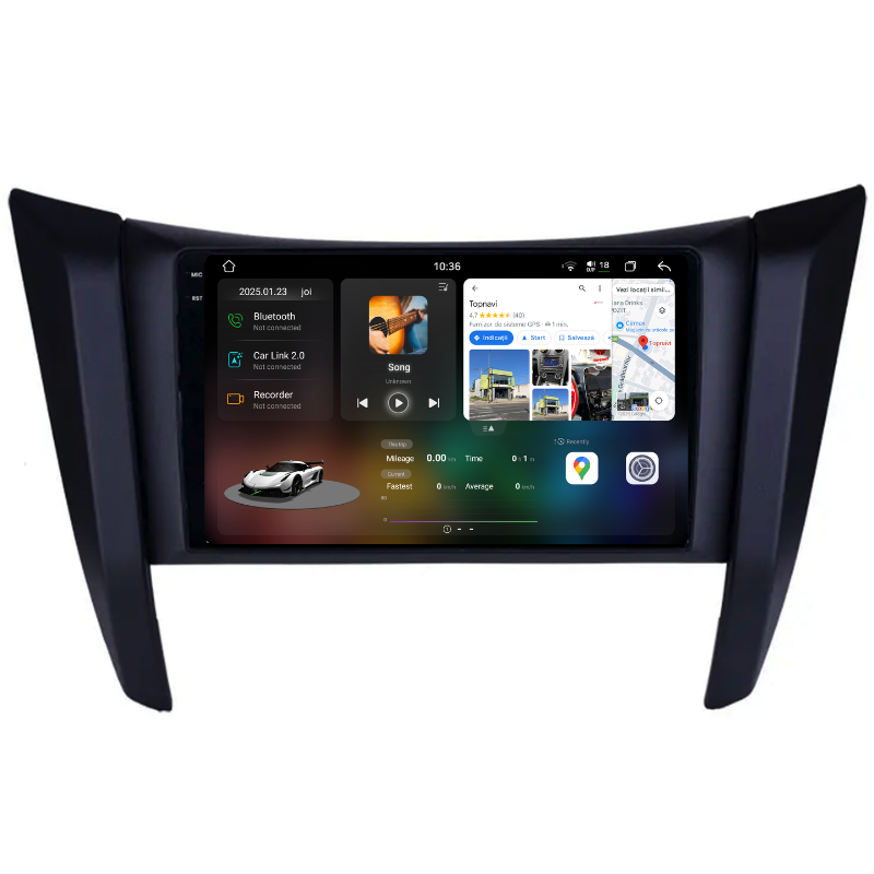 Navigatie Nissan Navara (2015-2022), Ecran 9 inch, Carplay / Android auto, Youtube, Waze