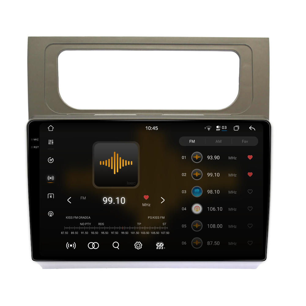 Navigatie Volkswagen Touran (2011-2015), Android, Ecran 10", Carplay / Android auto