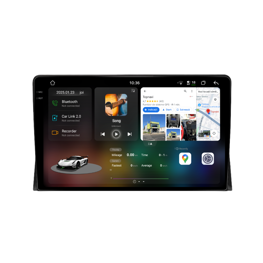 Navigatie Volkswagen Transporter (2008-2015), Android, Ecran 9", Carplay / Android auto