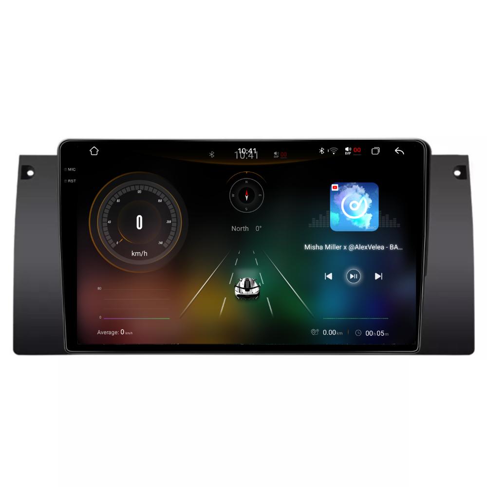 Navigatie Bmw Seria 5 E39 ,X5 E53 (1995-2006), Android, Ecran 9", Carplay / Android auto