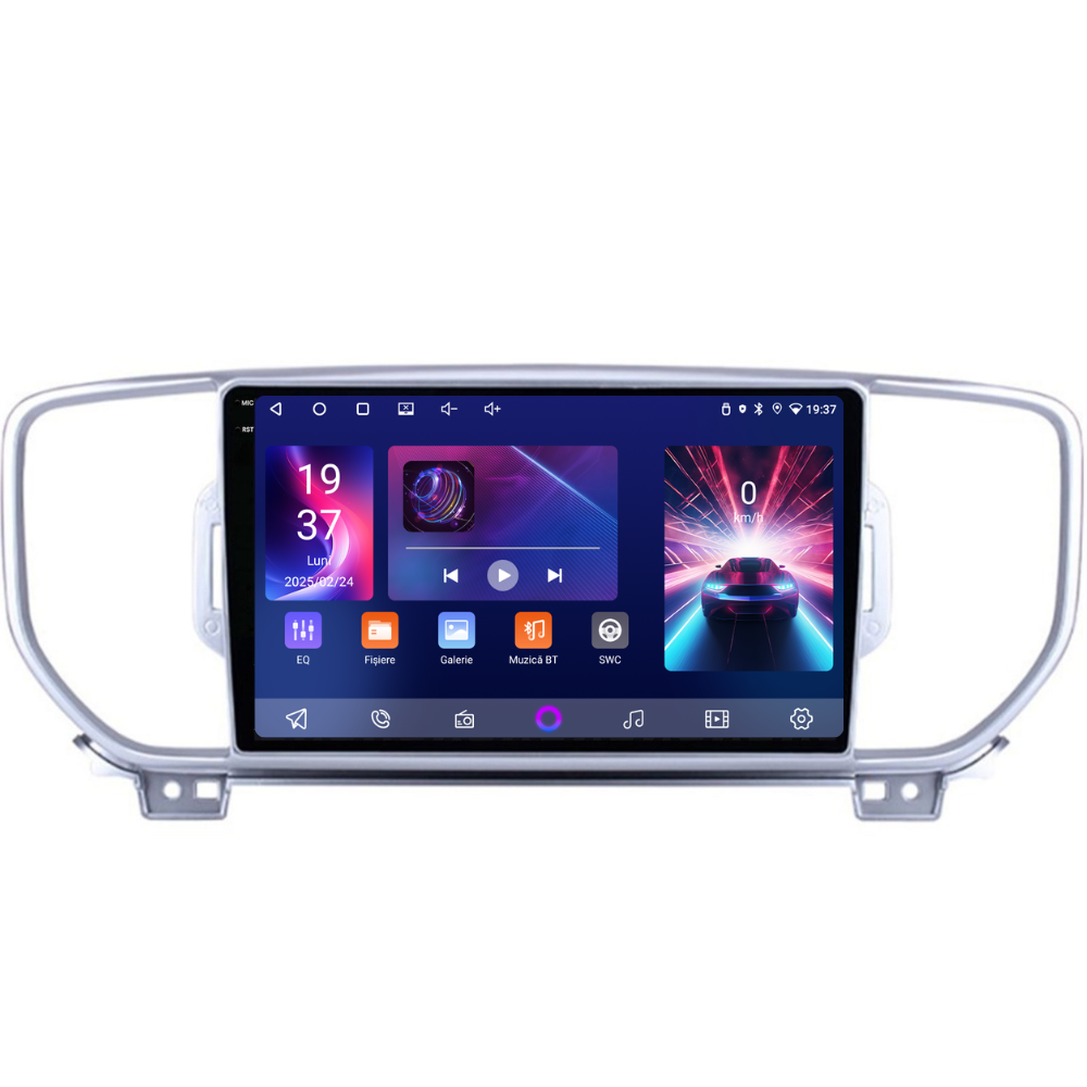 Navigatie Kia Sportage (2016-2021), Ecran 9 inch, Carplay, Android auto / Youtube Waze