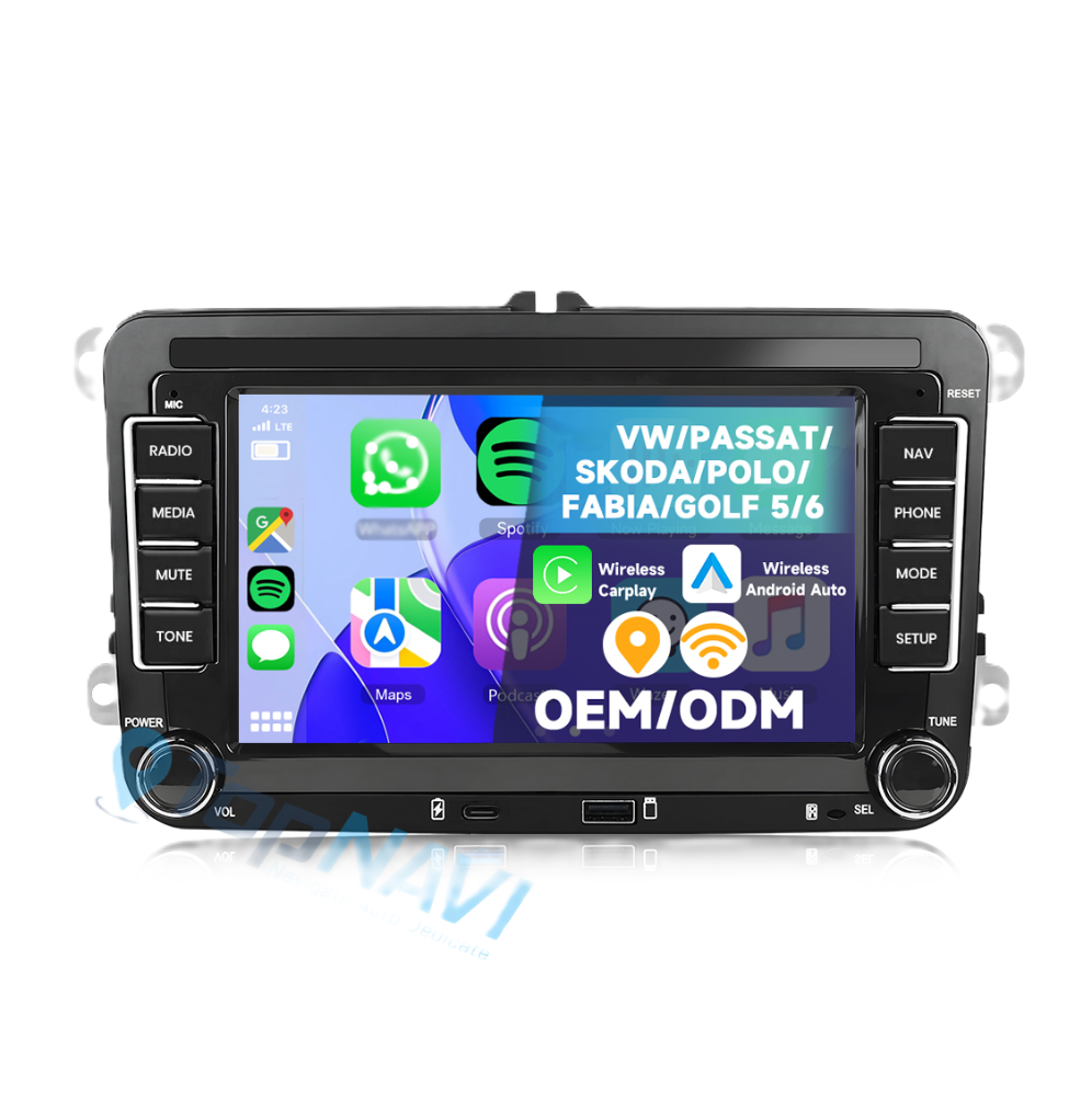 Navigatie Volkswagen passat B7, Ecran 7 inch, 2GB RAM 32GB, carplay / android auto