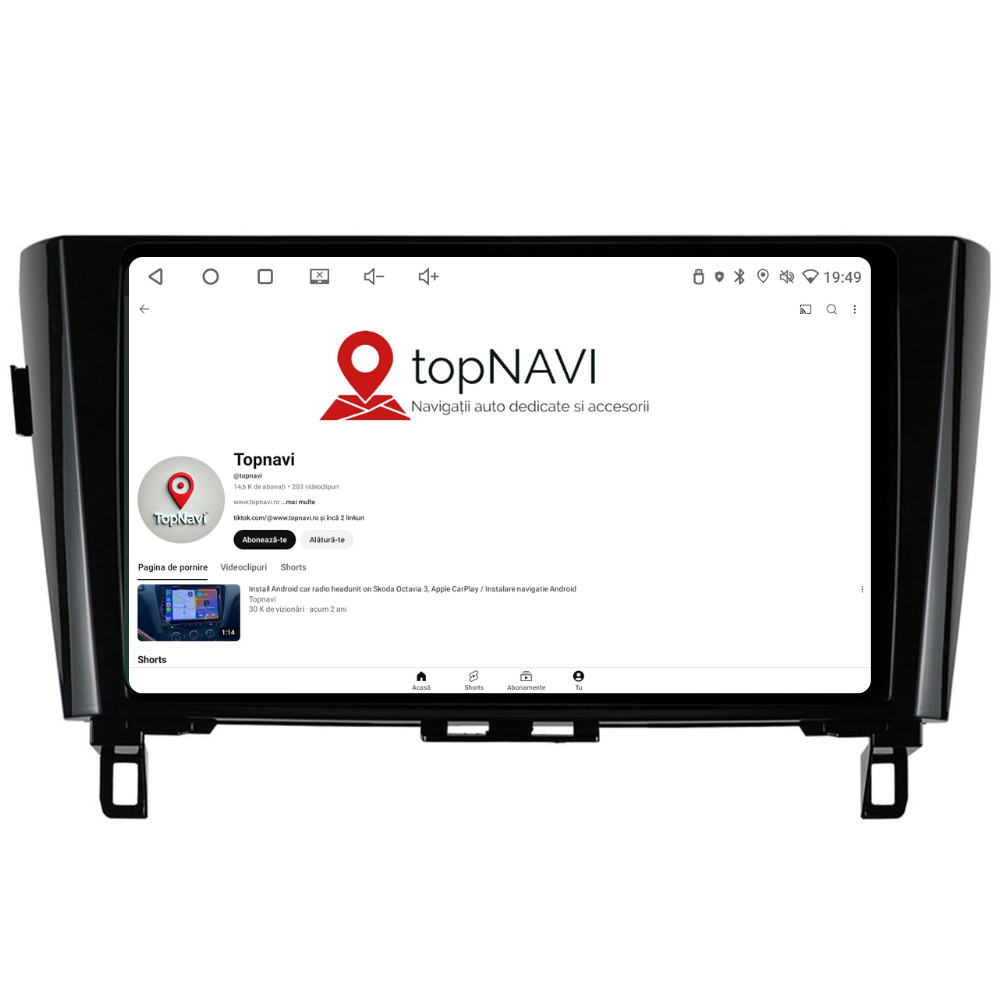 Navigatie Nissan X-Trail (2013-2017), Ecran 10 inch, Carplay / Android auto, Youtube, Waze