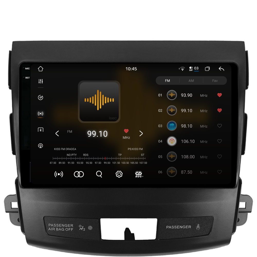 Navigatie Citroen C-Crosser (2007-2012), Ecran 9 inch, Carplay / Android auto, Youtube, Waze