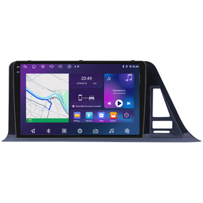 Navigatie Toyota CHR (2016-2020), Ecran 9 inch, Carplay / Android auto, Youtube, Waze