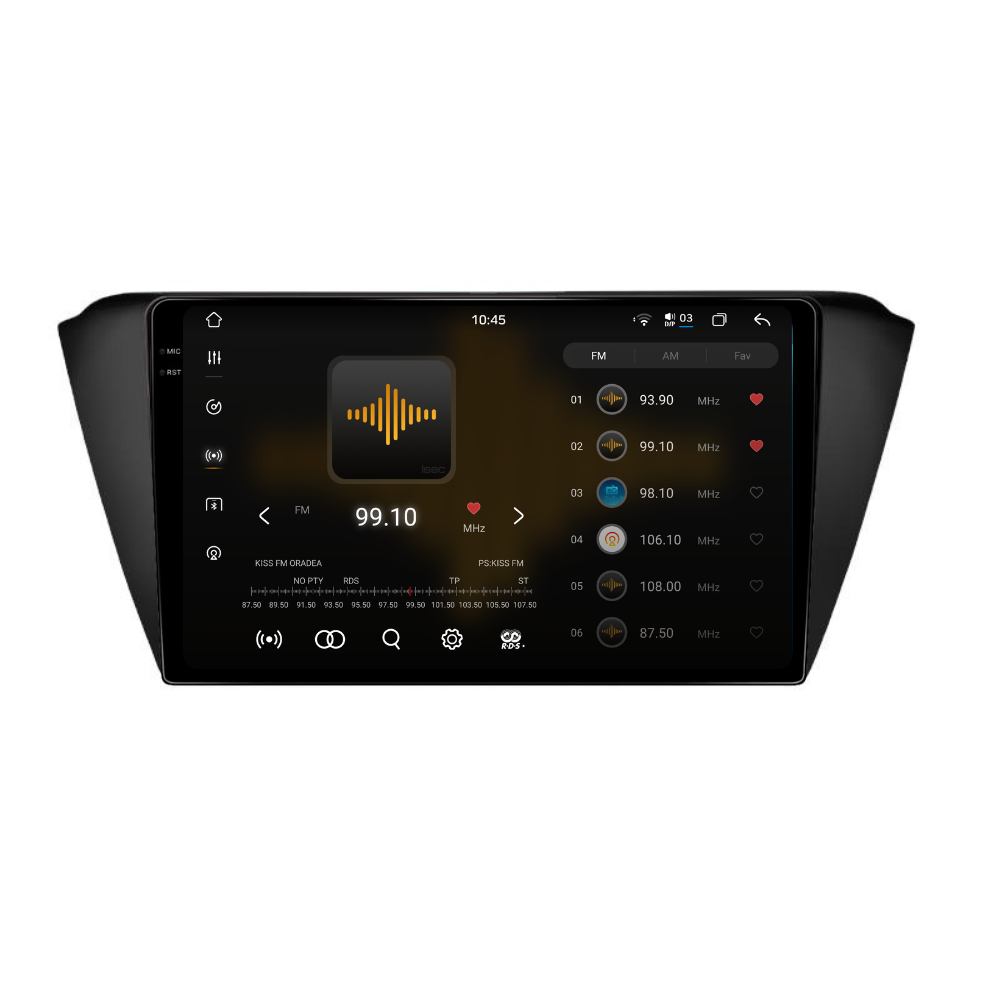 Navigatie Skoda Fabia (2014-2019), Android, Ecran 9", Carplay / Android auto