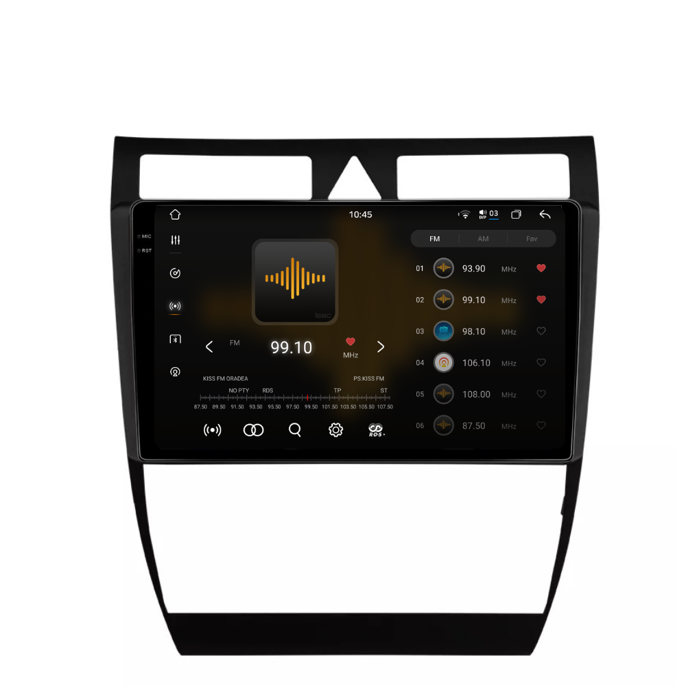 Navigatie Audi A6 C5 (1997-2006), Android, Ecran 9 inch, carplay / android auto