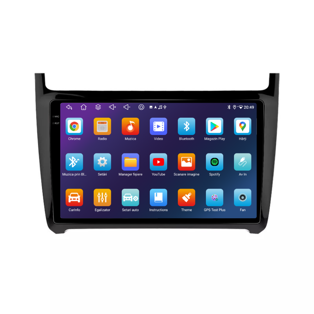Navigatie volkswagen Polo (2009-2017), Android, Ecran 9", CArplay / Android Auto