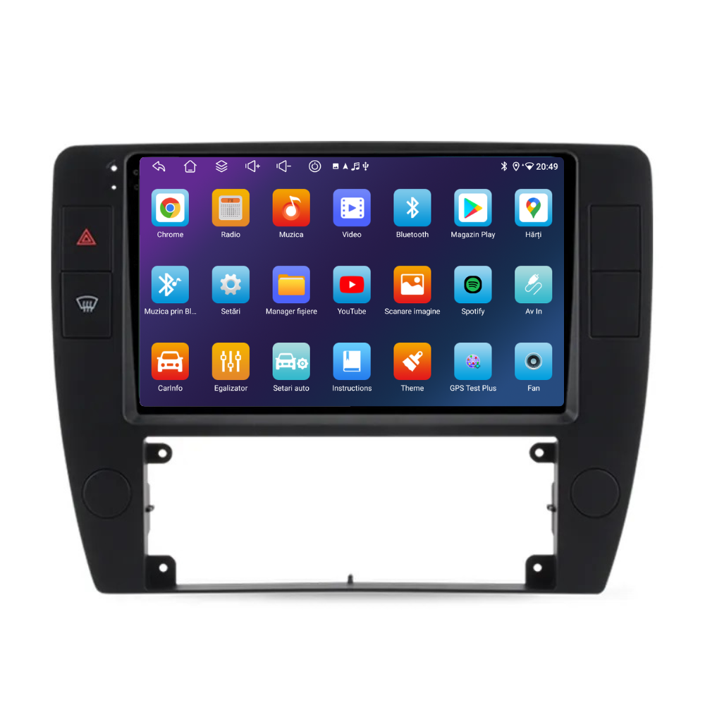 Navigatie Volkswagen Passat B5 (2000-2005), Android, Ecran 9", Carplay / Android Auto