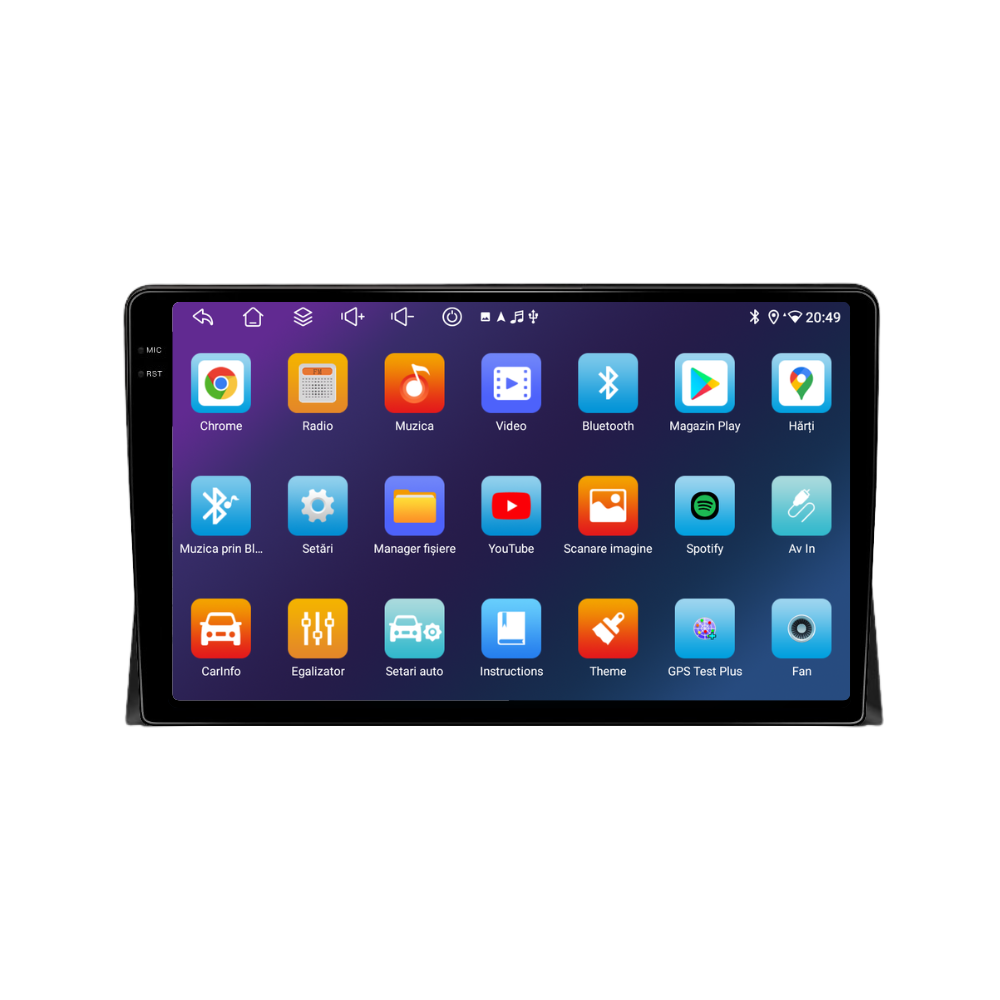 Navigatie Volkswagen Transporter (2008-2015), Android, Ecran 9", Carplay / Android auto