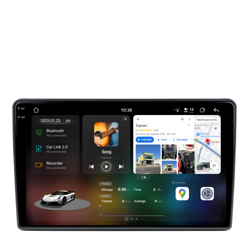 Navigatie Opel Astra H (2004-2010), Android, Ecran 9", Carplay / Android auto