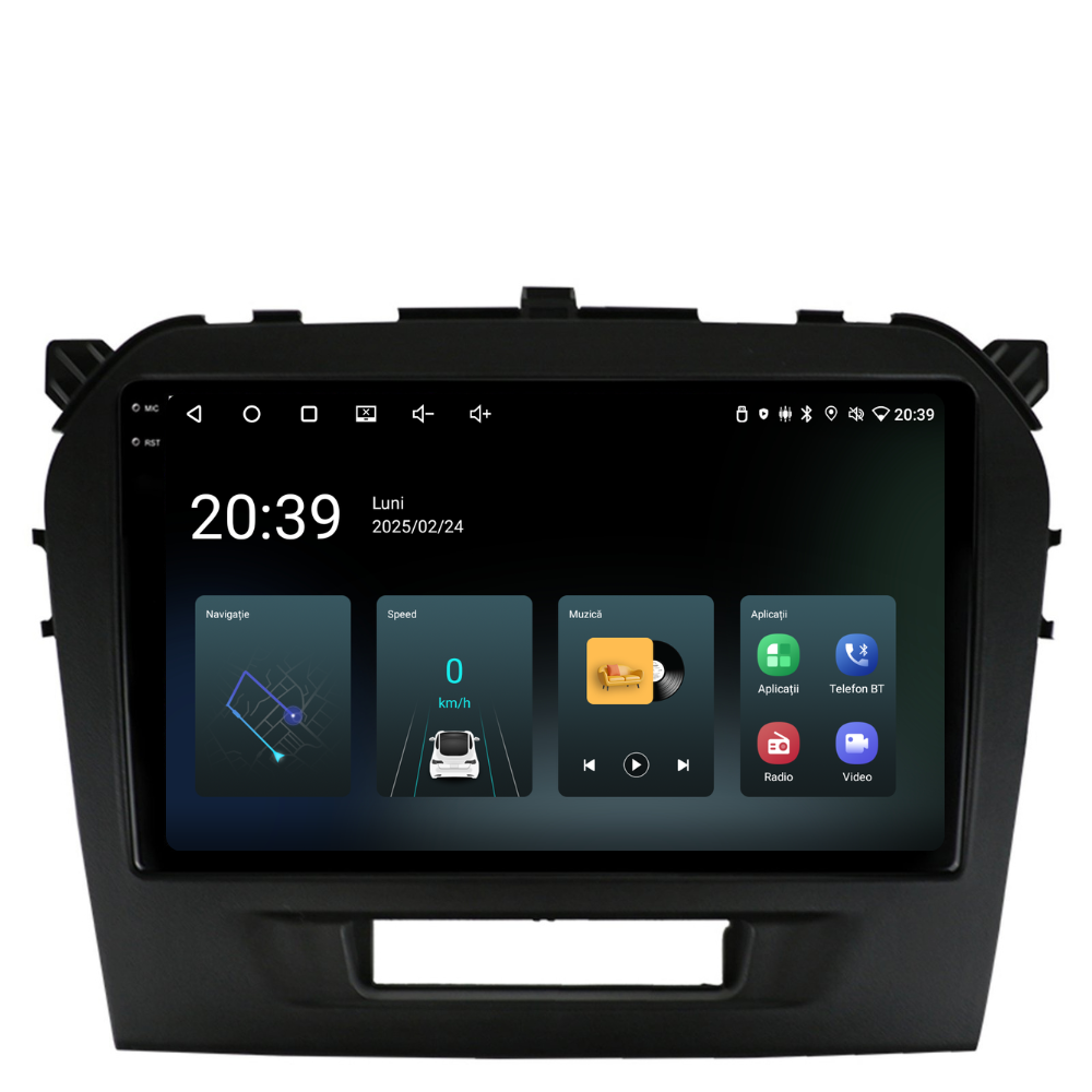 Navigatie Suzuki Vitara / Grand Vitara (2015-2018), Android, Ecran 9", Carplay / Android auto