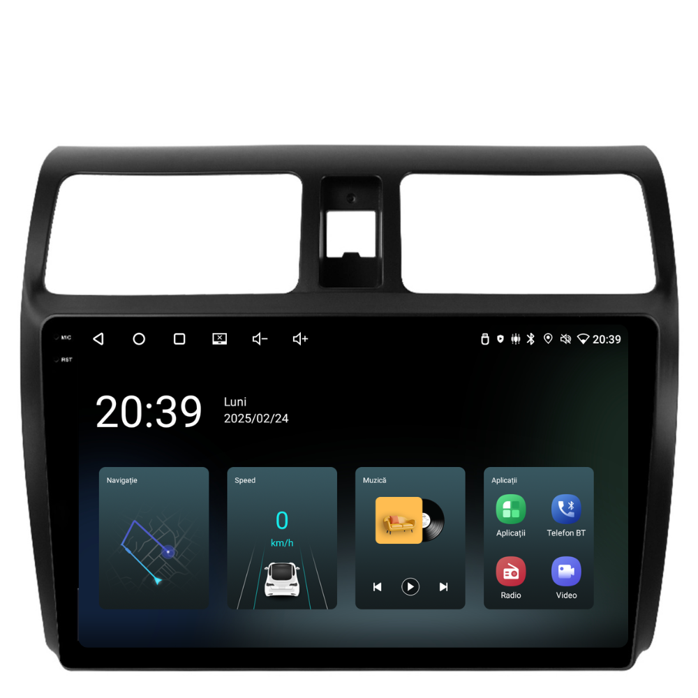 Navigatie Suzuki Swift (2003-2010), Android, Ecran 10", Carplay / Android auto