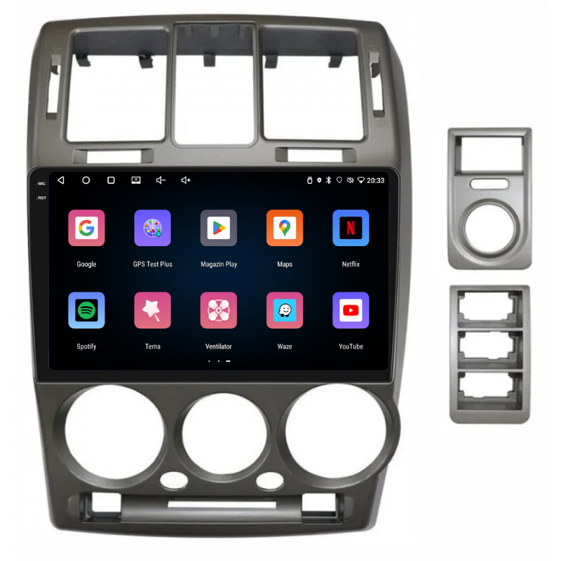 Navigatie Hyundai Getz (2002-2011), Ecran 9 inch, Carplay / Android auto, Youtube, Waze