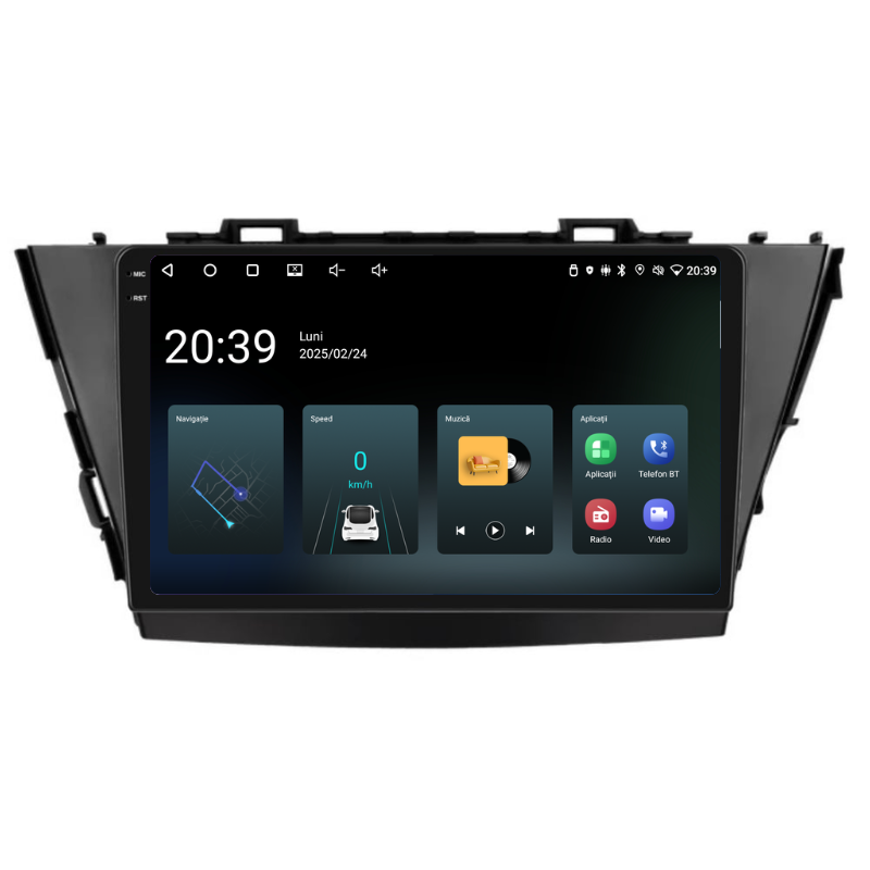 Navigatie Toyota Prius (2013-2015), Ecran 9 inch, Carplay / Android auto, Youtube, Waze