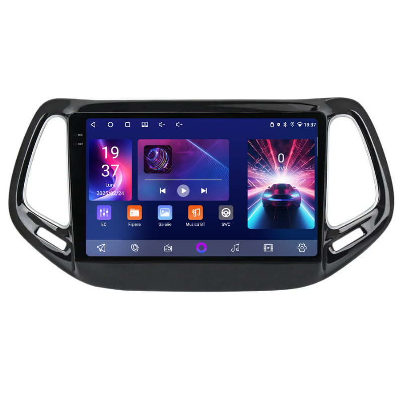 Navigatie Jepp Compass (2016-2021), Ecran 10 inch, Carplay / Android auto, Youtube, Waze