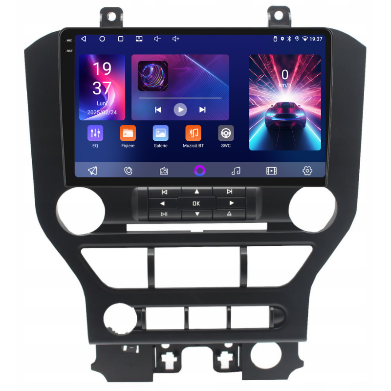 Navigatie Ford Mustang (2015-2020), Ecran 9 inch, Carplay / Android auto, Youtube, Waze