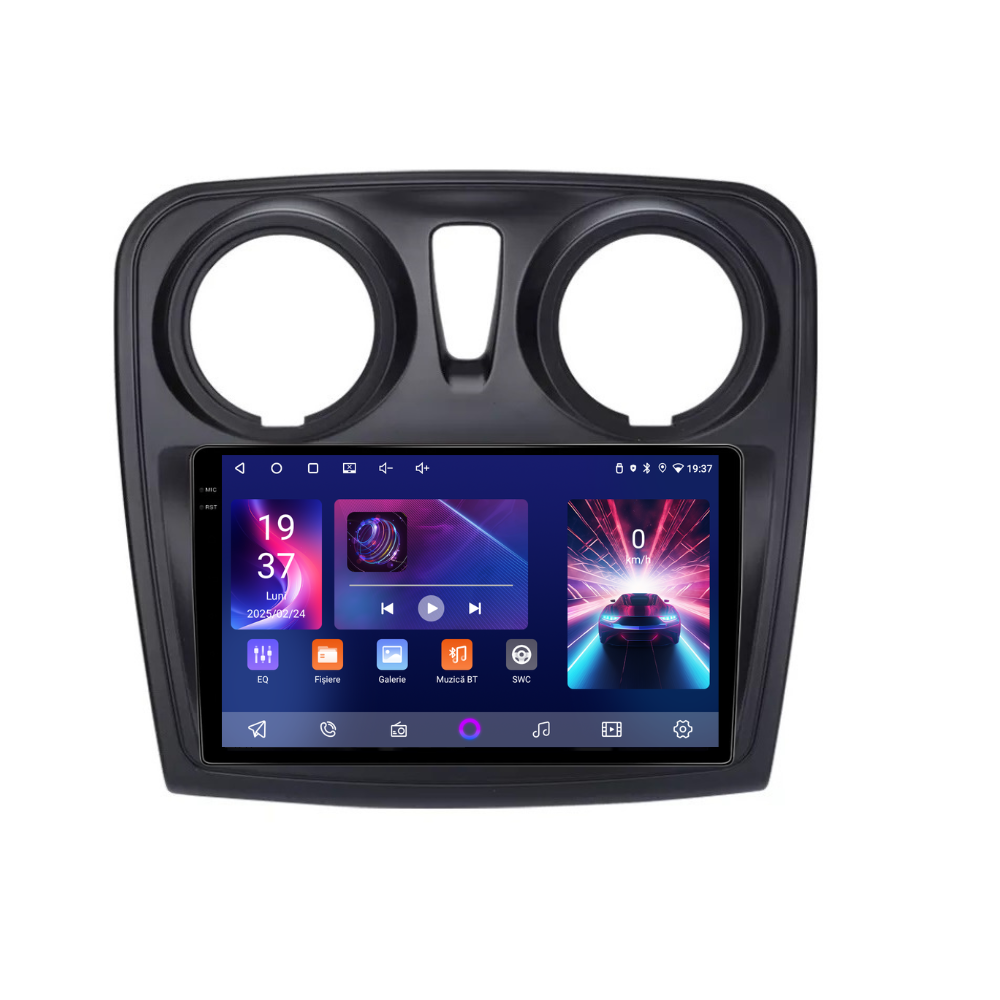 Navigatie Dacia Logan / Sandero 2 (2012-2019) Android, Ecran 9", Carplay / Android auto
