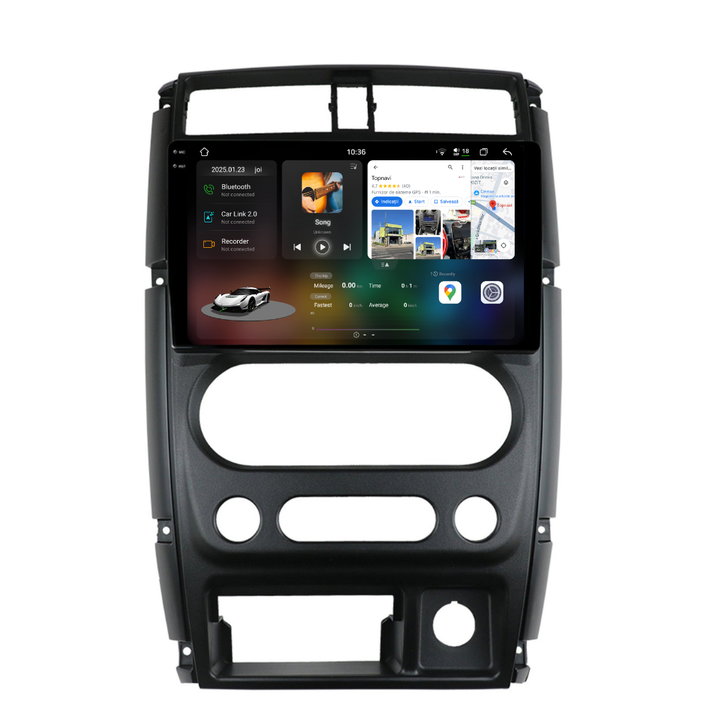 Navigatie Suzuki Jimny 3 (2005-2019), Android, Ecran 9", Carplay / Android auto
