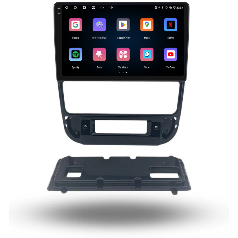 Navigatie Peugeot 406 (1999-2004), Ecran 9 inch, Carplay / Android auto, Youtube, Waze