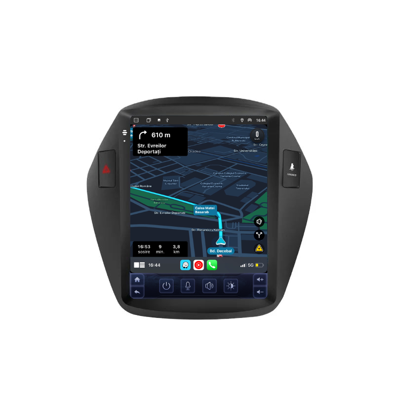 Navigatie Hyundai Tucson (2009-2015), Ecran tip tesla 9,7 inch, Carplay / Android auto, Youtube, Waze