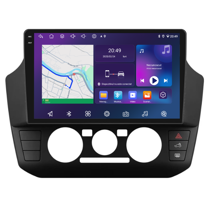 Navigatie Volkswagen Up (2017-2023), Ecran 9 inch, Carplay / Android auto, Youtube, Waze