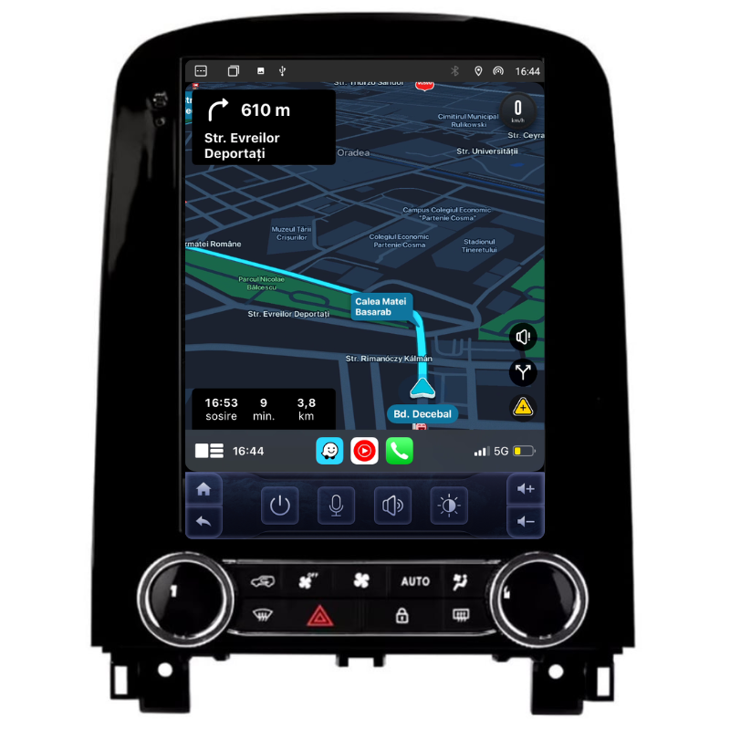Navigatie Renault Scenic / Grand Scenic (2016-2023), Ecran tip tesla 9,7 inch, Carplay / Android auto, Youtube, Waze